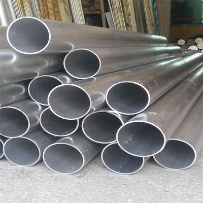 6063 Round Aluminum Pipe Tube Sand Blasted 97% Al