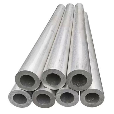 Round 6063 Aluminium Tube Pipe Brushed Sand Blasted