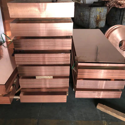 C11000 C1100 Large Copper Sheet Metal Plate Mirror Polished Copper Sheet